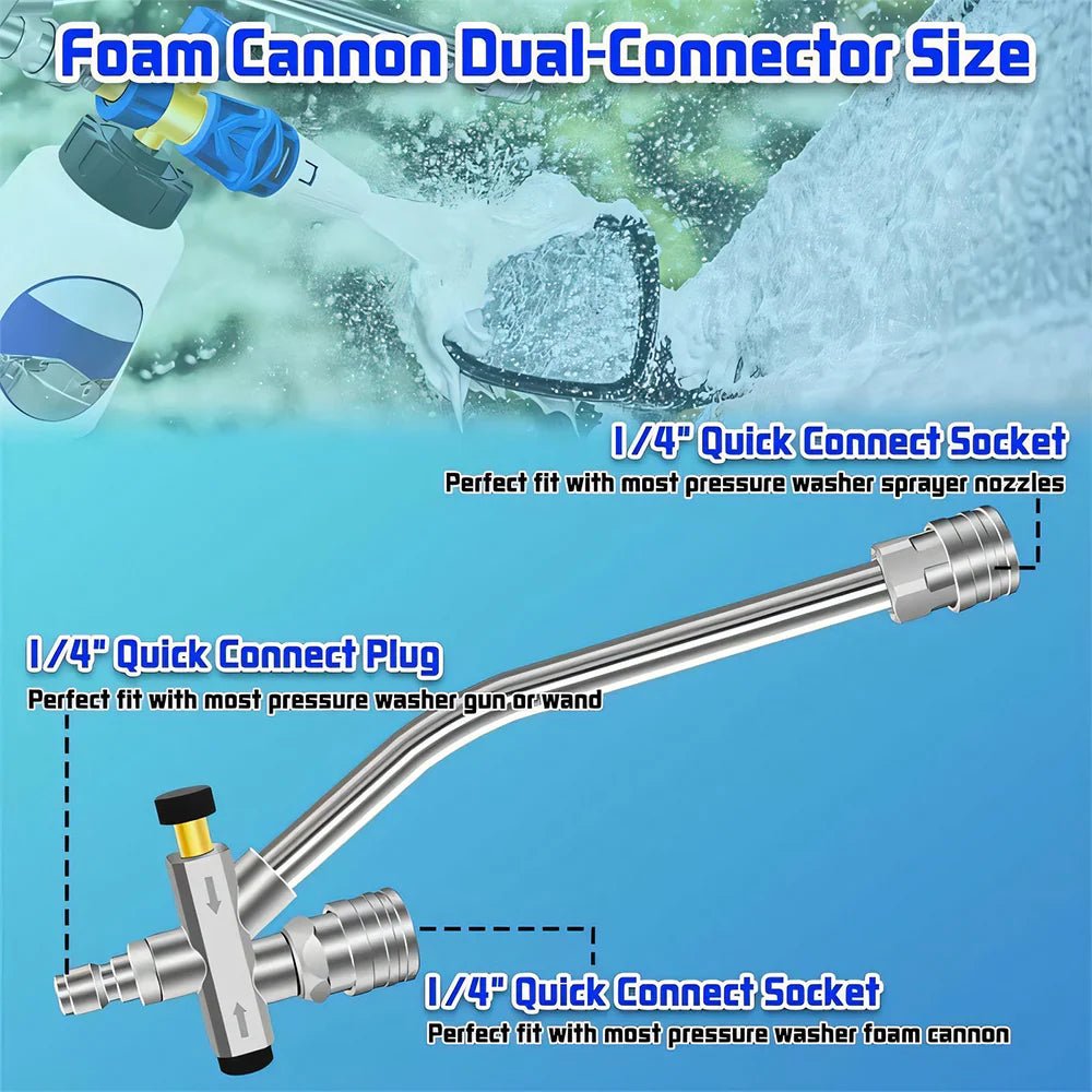 Foam Cannon Dual Connector