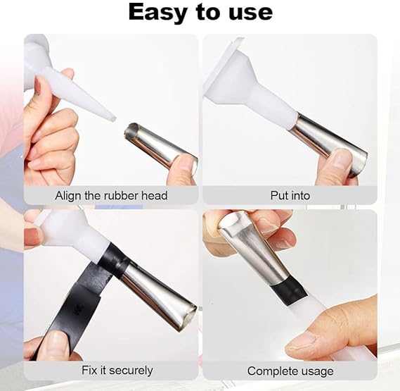 Reusable Caulking Nozzle Applicator Finishing Tool
