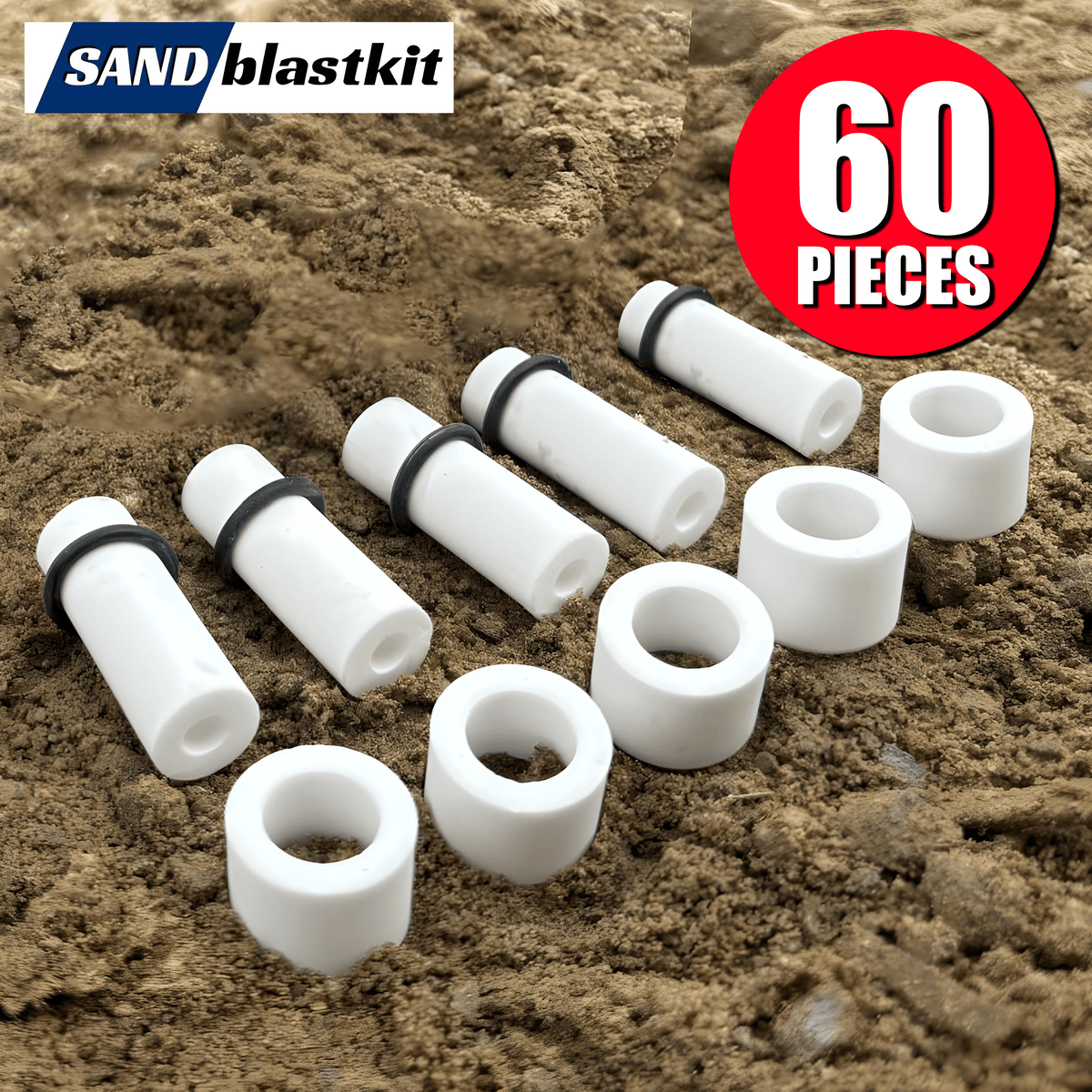 60PCS PRO SANDBLASTKIT NOZZLES