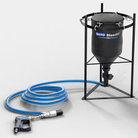 Pro Sandblast Kit™ — Carbide 600 Gravity-Fed Bag System + Stand