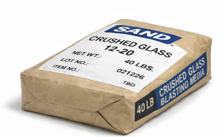 Sand Curshed Glass 40 LBS