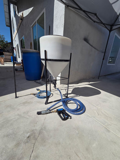 Gravity-Fed System — Inductor Tank + Stand