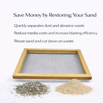SANDBLASTKIT SAND FILTER/SIFTER STAINLESS MESH
