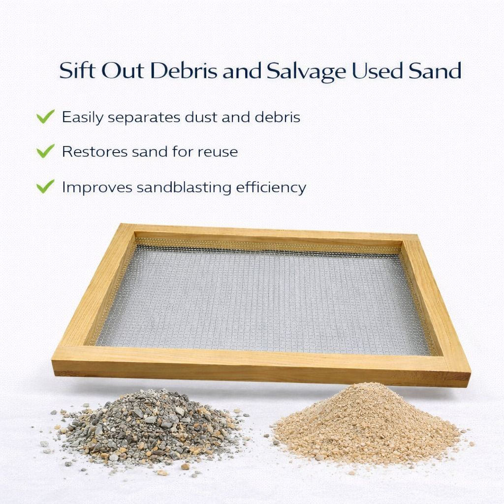 SANDBLASTKIT SAND FILTER/SIFTER STAINLESS MESH