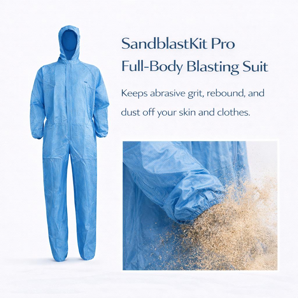 SandblastKit Pro Full-Body Blasting Suit