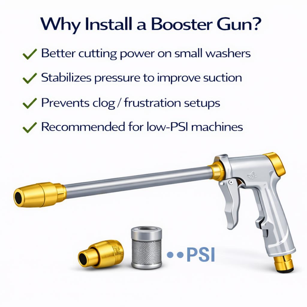 SandblastKit Pressure Booster Gun