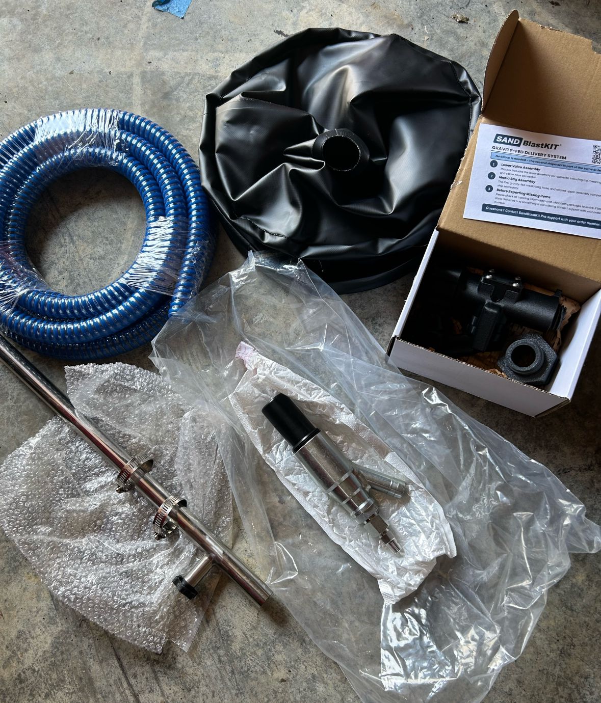 Customer project using SandBlastKit Pro