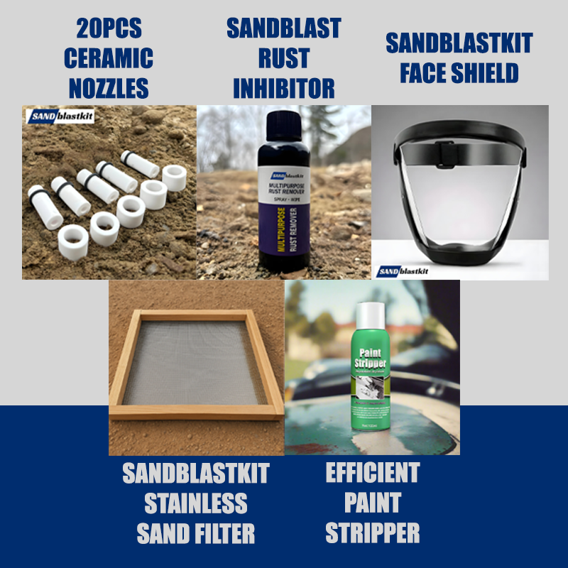 Pro Power Bundle – 5-in-1 Sandblasting Upgrade Kit