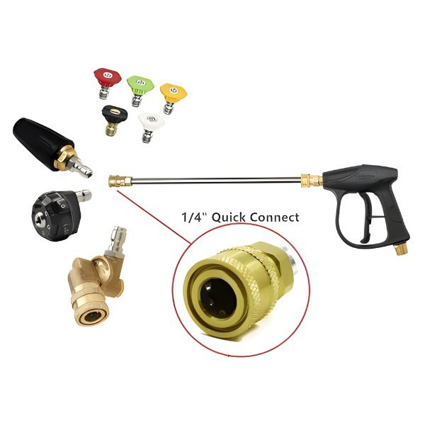 High Pressure Washer Gutter Rod with Nozzle - sandblaskit