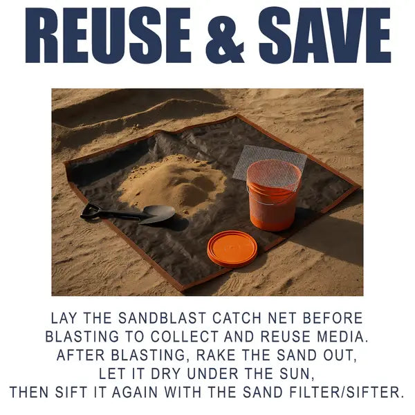 Reuse and Save — Don't Throw Away Good Sand